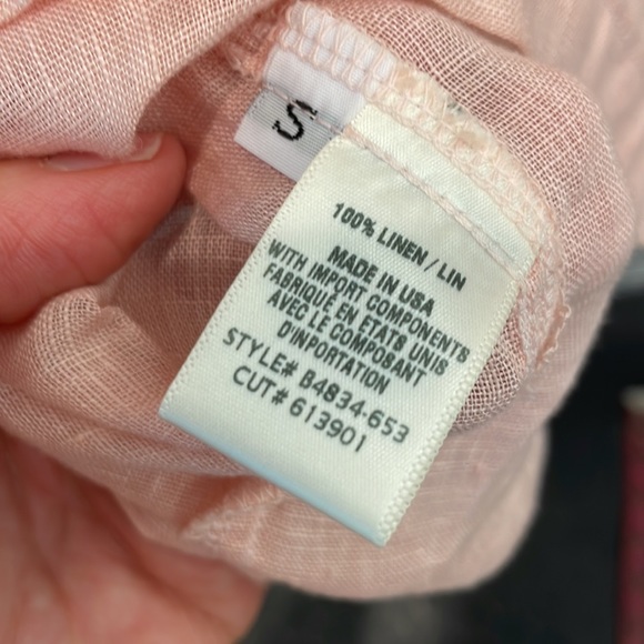 Bella Dahl Small Linen top - Picture 5 of 7